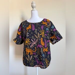 Princess Highway Tiger hideaway boxy top size 14 women’s